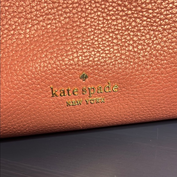 Kate Spade Leila Pebbled Leather in Pomegranat - Picture 2 of 13